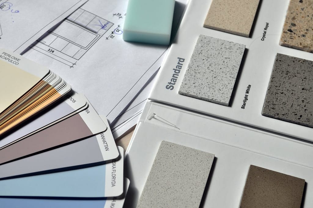 palette di colori per l'interior design