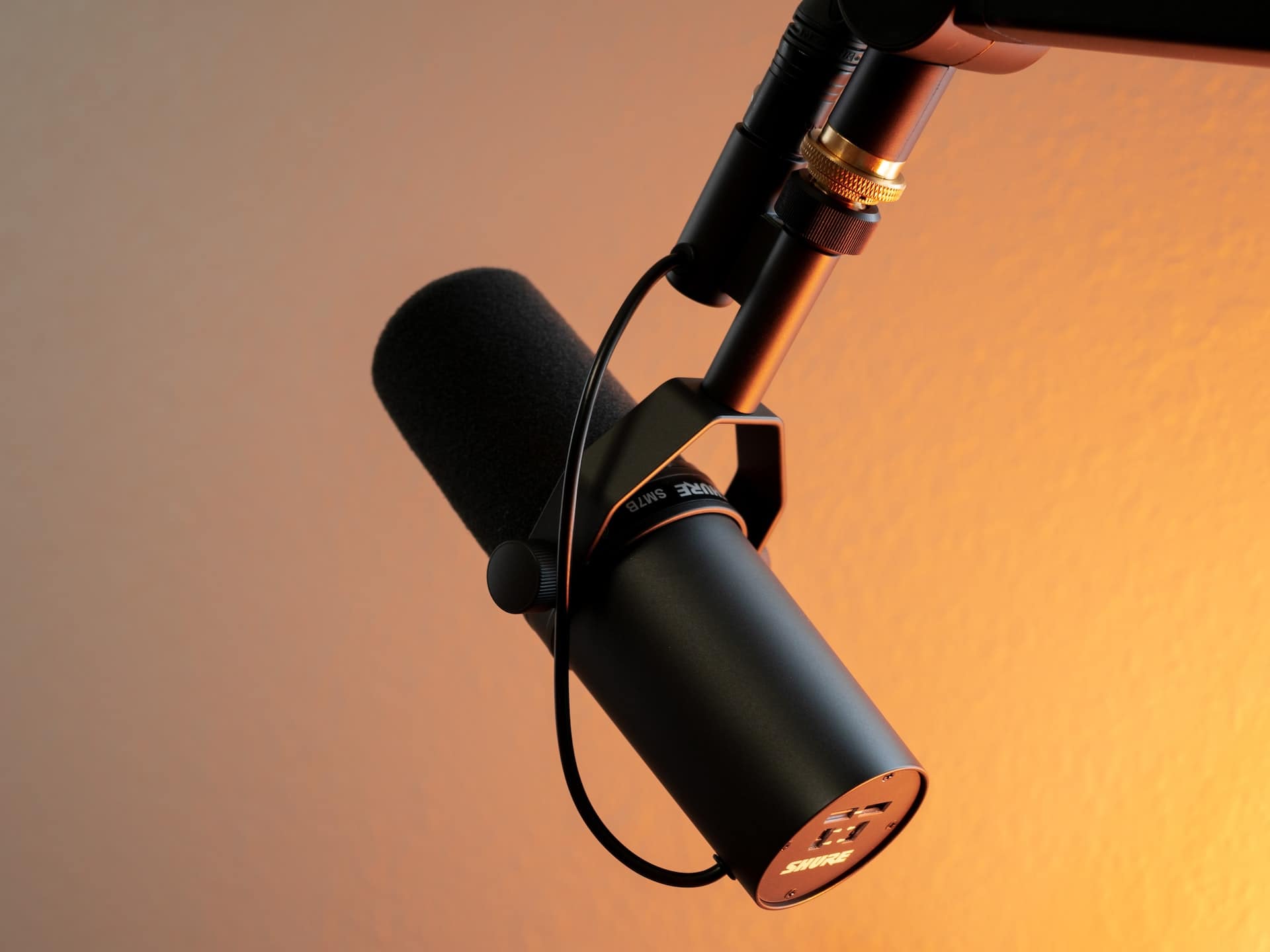 microfono utilizzato per la registrazione di podcast